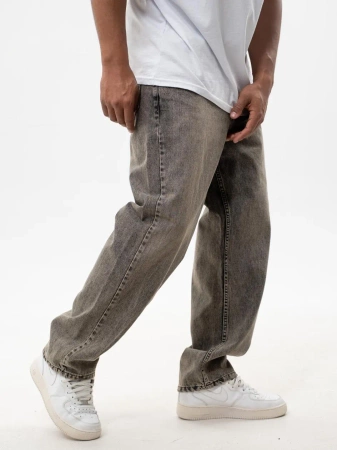 Spodnie Baggy Jigga Wear Brązowe Crown