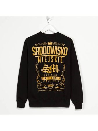 Bluza Klasyczna Środowisko Miejscie "Theme" - Czarna / Złota