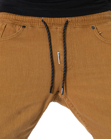 Krótkie spodenki Newbadline Jeans Icon Brown
