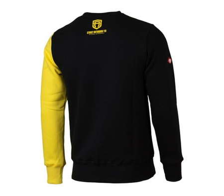 BLUZA BEZ KAPTURA STREET AUTONOMY COLOR ARM BLACK/YELLOW