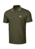 KOSZULKA POLO REGULAR STRIPES Oliwkowa 