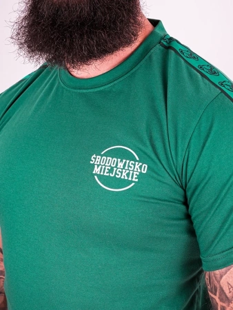 T-shirt Środowisko Miejskie ""Classic Lampas" - zielona