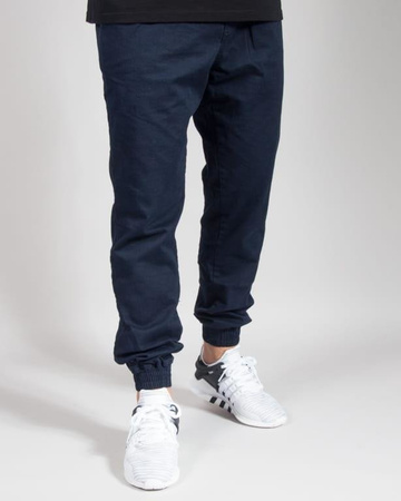 SPODNIE CHINO JOGGER ICON NAVY Newbadline