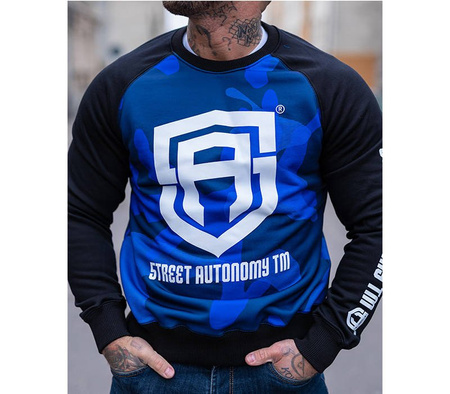 Bluza bez kaptura Street Autonomy Heart blue/camo SUB 2021