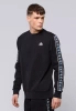 Bluza Kappa Men Sweatshirt Caviar