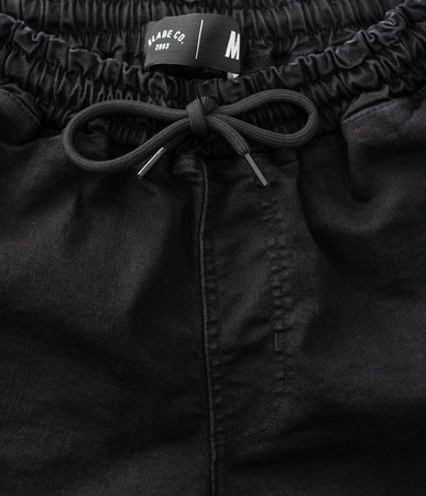 Spodenki Elade Icon black denim pants