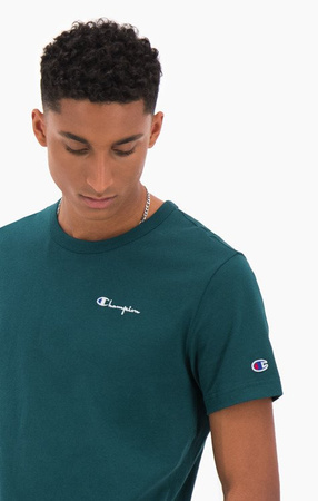 Koszulka Champion Reverse Weave Green Small Script Logo Green