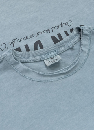 T-shirt Pit Bull Denim Washed Raw PACIFIC
