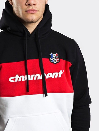 BLUZA Stoprocent Z KAPTUREM BMS REDLINE BLACK