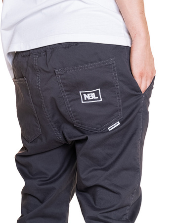 SPODNIE Newbadline CHINO JOGGER ICON Graphite