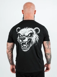 T-shirt Środowisko Miejskie "Bear Madness" - czarna