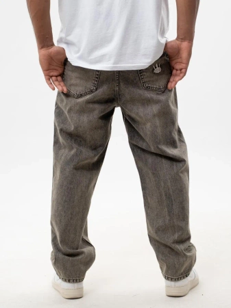 Spodnie Baggy Jigga Wear Brązowe Crown