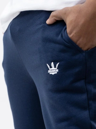 Spodnie Dresowe Jigga Wear Crown Granatowe