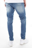 JEANS SSG STRETCH SKINNY GUMA LIGHT Z PRZETARCIAMI