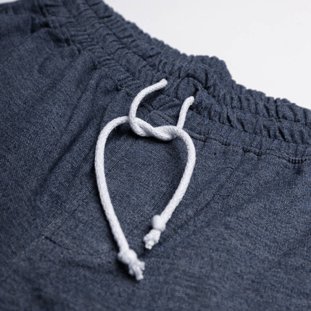 KRÓTKIE SPODENKI DRESOWE GRUBE LOLO DYMEK