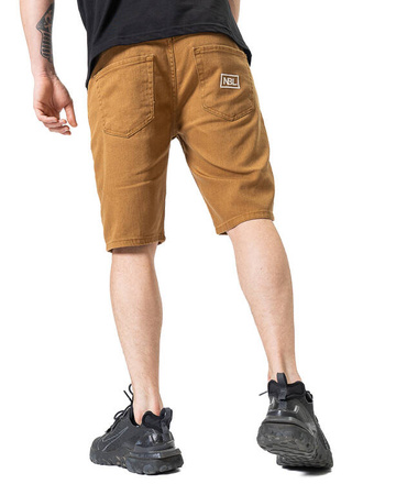 Krótkie spodenki Newbadline Jeans Icon Brown