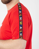 T-SHIRT TAPE RED Newbadline