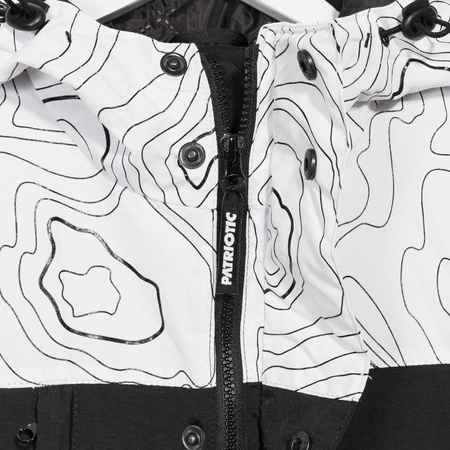 Patriotic WE TOPO PARKA KURTKA ZIMOWA (CZARNY/BIAŁY)