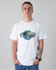 T-SHIRT NEWBADLINE EARTH WHITE
