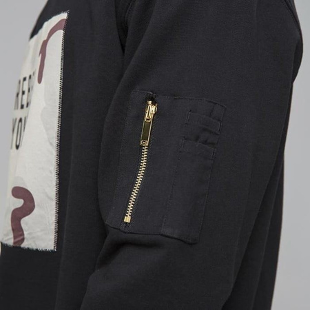 Cayler & Sons Black Label Rebel Youth Crewneck black / desert camo