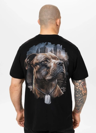 T-shirt Pit Bull HERO czarna