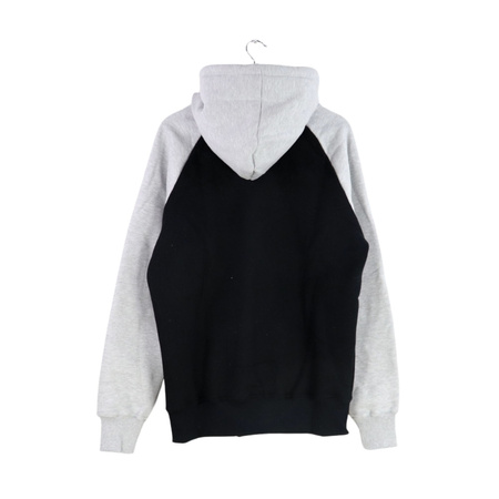 BLUZA DIIL KANGURKA REGLAN CZARNY MELANŻ DBL938