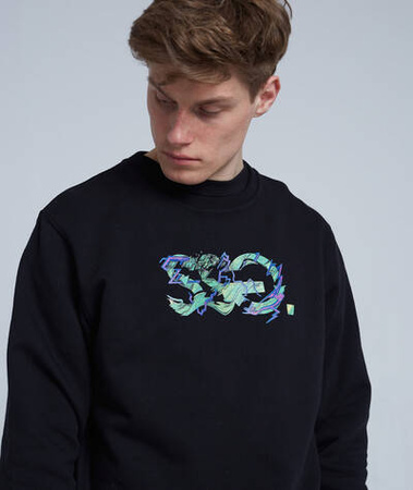 BLUZA SSG KLASYK SSG GREEN CZARNY