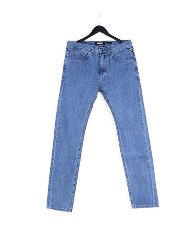 Spodnie Mass DNM Signature Jeans Tapered Fit - jasnoniebieskie