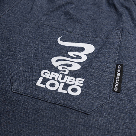 KRÓTKIE SPODENKI DRESOWE GRUBE LOLO DYMEK