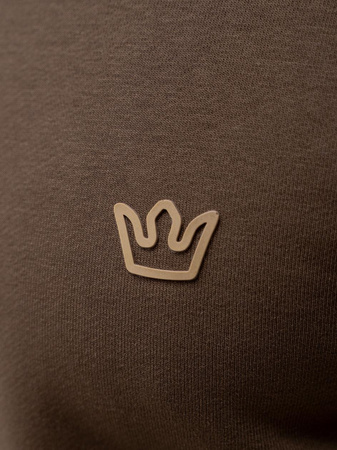 Bluza Jigga Wear Brązowa Simple Crown