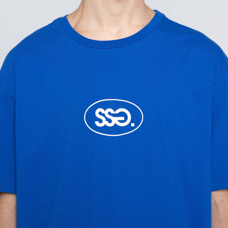 Koszulka SSG OVAL FRAME BASIC LOGO KOBALTOWY