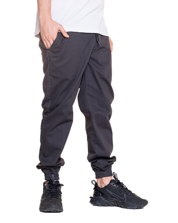 SPODNIE Newbadline CHINO JOGGER ICON Graphite