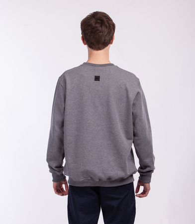 BLUZA SSG KLASYK COLLEGE CIEMNY MELANŻ