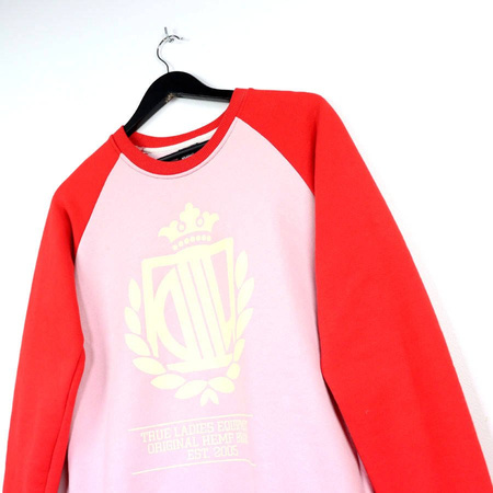 BLUZA LADY DIIL Harvard Różowo-czerwona