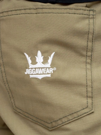 Spodnie Jogger Jigga Wear Beżowe Crown Ripstop Cargo