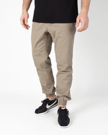 SPODNIE Newbadline CHINO JOGGER ICON BEIGE