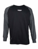Longsleeve Mass DNM Classics Small Logo - black / dark heather grey