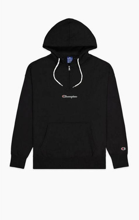 Bluza Champion HALF ZIP-UP OVERSIZED SCRIPT LOGO PRINT HOODIE