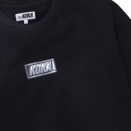 KOKA CREWNECK CLARITY BOXLOGO BLACK