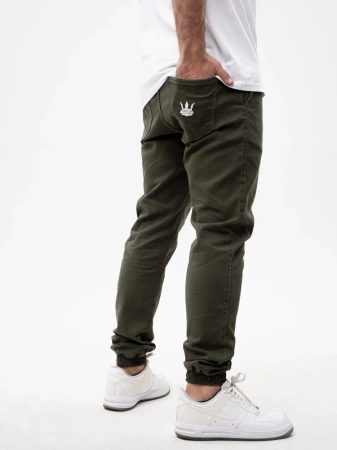 Spodnie Jogger Jigga Wear Crown Military Green