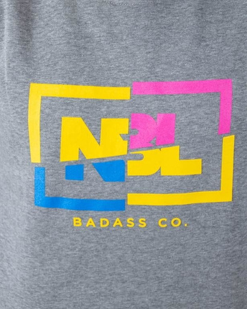 BLUZA Newbadline BEZ KAPTURA CUT ICON MELANGE