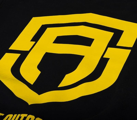 BLUZA BEZ KAPTURA STREET AUTONOMY COLOR ARM BLACK/YELLOW