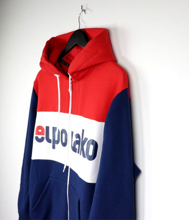 BLUZA EL POLAKO Zip ELPO NEW GRANAT