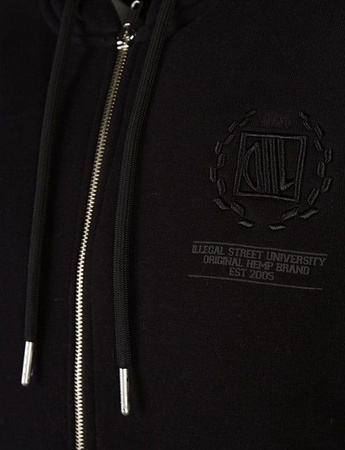 BLUZA DIIL ZIP KLASYK CZARNY DBL390