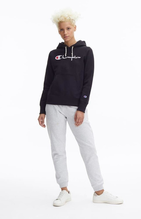 Bluza Champion Script Logo Reverse Weave Hoodie Czarna