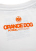 KOSZULKA PIT BULL ORANGE DOG BIAŁA