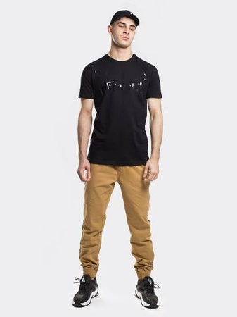 T-SHIRT Stoprocent SLIM TMS BASE TAG BLACK/BLACK