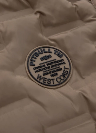 Bezrękawnik z kapturem Pit Bull ECLIPSE Brązowy