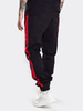 SPODNIE JOGGER Stoprocent SJG LAMPAS BLACK/RED