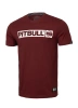 T-shirt Pit HILLTOP Burgundowa